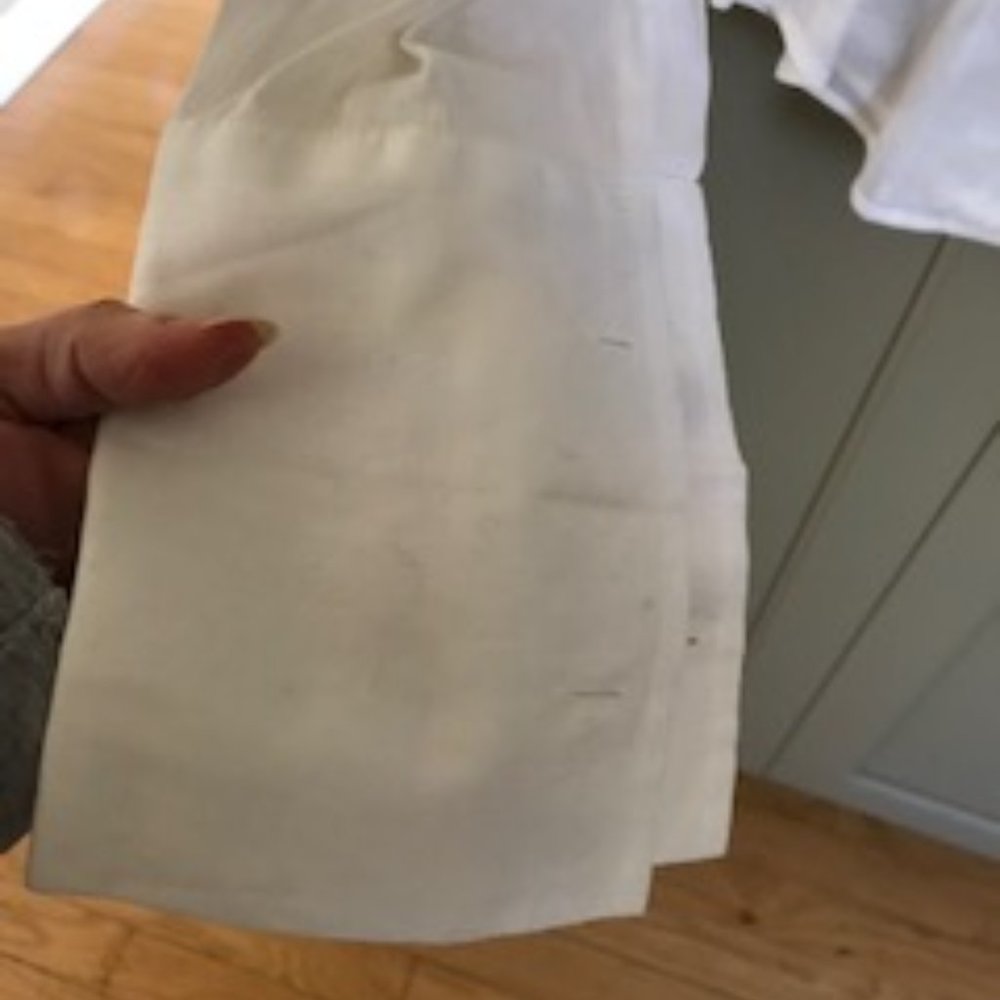 NWOT Theory 100% Cotton Sheer Blouse - Picture 6 of 8